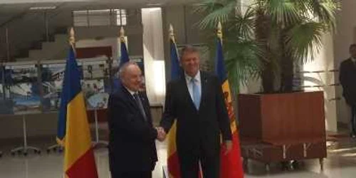 Klaus Iohannis si Nicolae Timofti