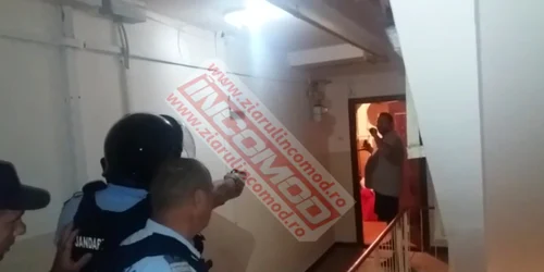politist amenintat cu toporul foto ziarulincomod.ro