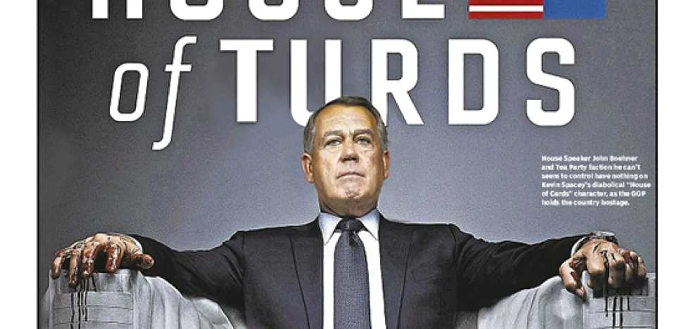 Coperta cotidianului „NY Daily News”, cu dată de apariţie 1 octombrie