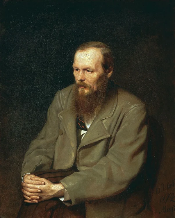 Fyodor Dostoevsky, în anul 1872. Portret de Vasili Perov (© Wikimedia Commons)