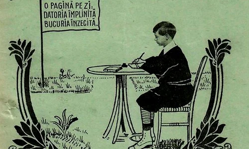 „Scriți copii o pagină pe zi”  Cum arăta un caiet de vacanță al unui elev din anul 1933 jpeg