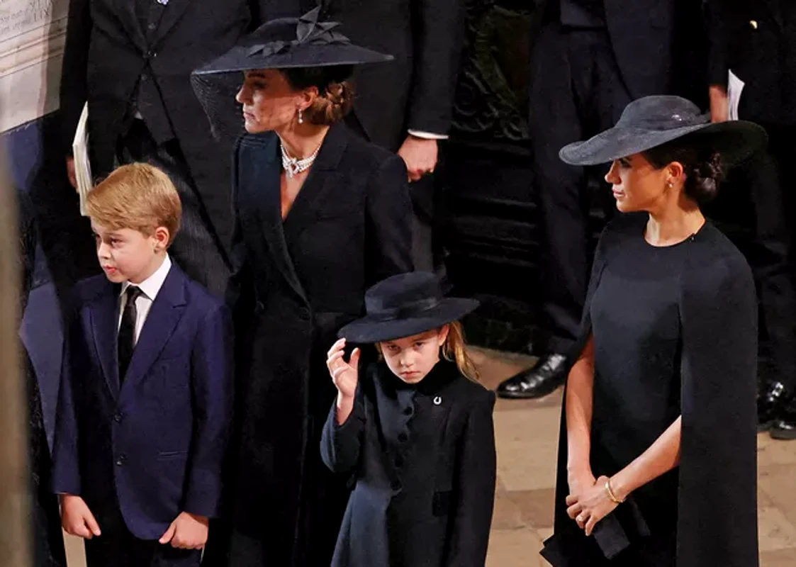 meghan markle si kate middleton la funeralii regina