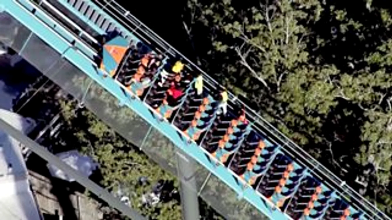 Imagini dramatice dintr-un parc de distracții american.