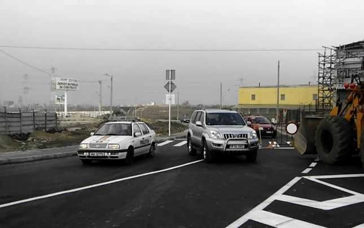Noul drum va fluidiza traficul pe Calea Bucureşti. FOTOArhivă.