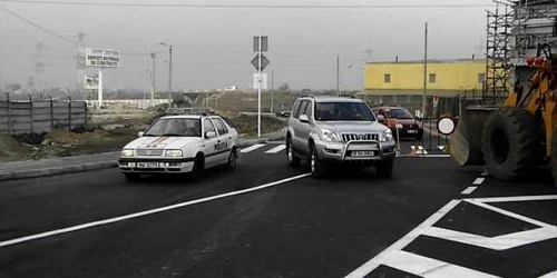 Noul drum va fluidiza traficul pe Calea Bucureşti. FOTOArhivă. 