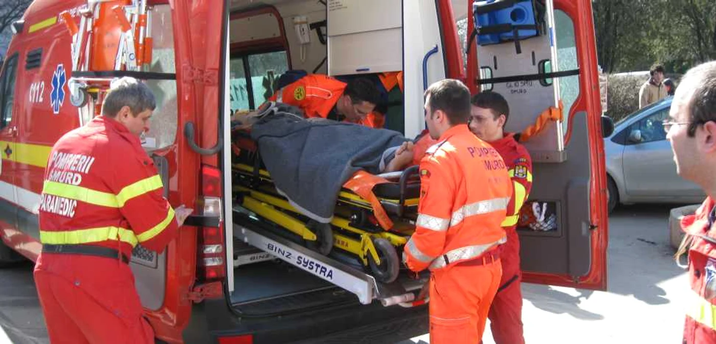 Deţinutul a ajuns la spital 