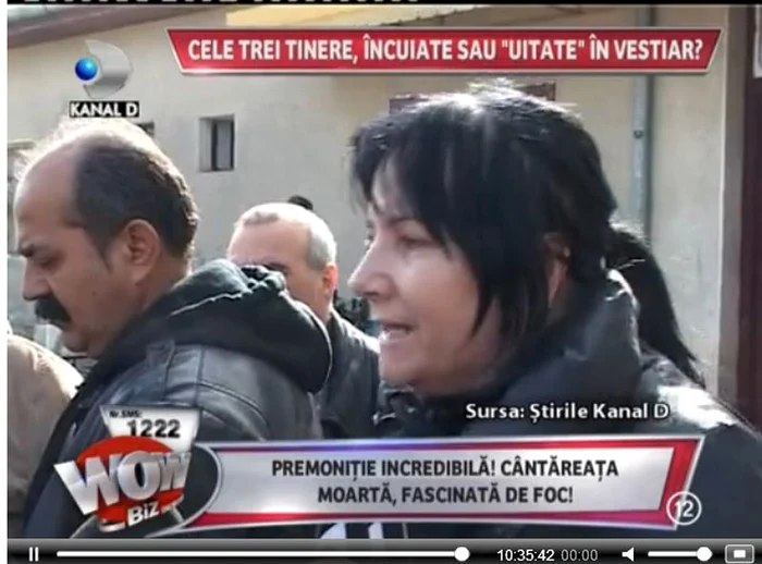 Mama cantaretei care a murit in ncendiu