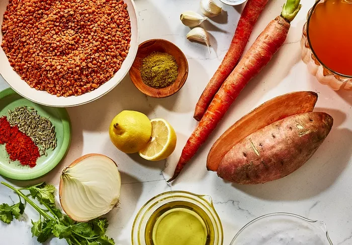Ingrediente pentru supa de linte FOTO: eathingwell