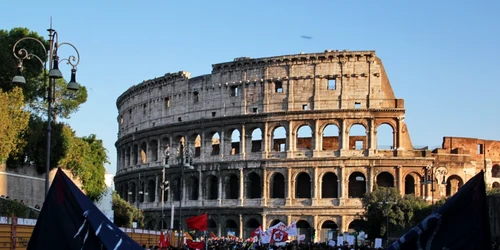 Protest impotriva austeritatii in Italia shutter