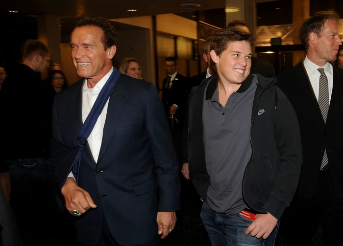 Arnold Schwarzenegger și Christopher Schwarzenegger, GettyImages 138931401 jpg