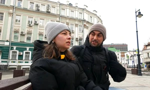 Cristi si Denisa la Moscova   foto captura video jpg