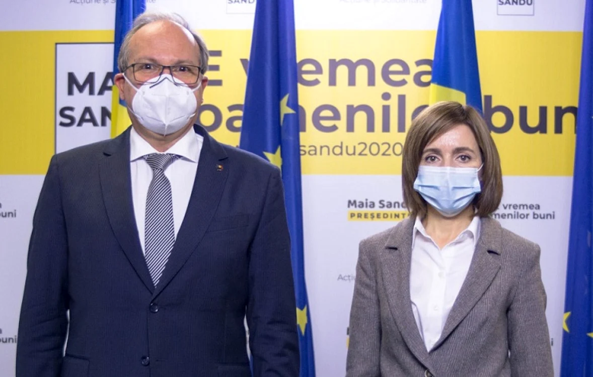 Maia Sandu si Daniel Ionita