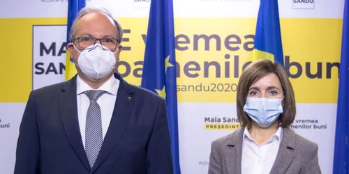 Maia Sandu si Daniel Ionita