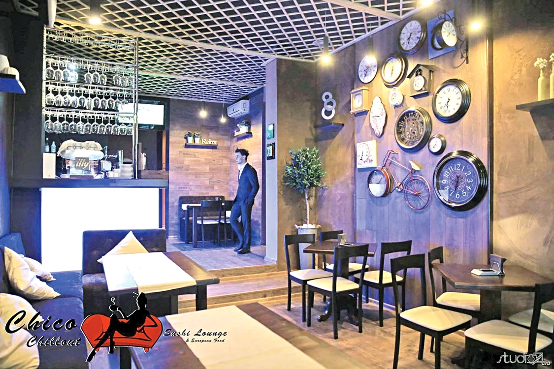  Aşa arată interiorul  restaurantului japonez