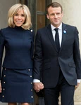 Emmanuel Macron, Brigitte Macron  foto Shutterstock jpg