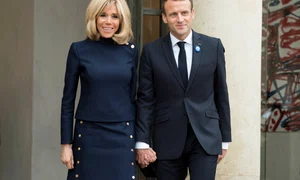 Emmanuel Macron, Brigitte Macron  foto Shutterstock jpg