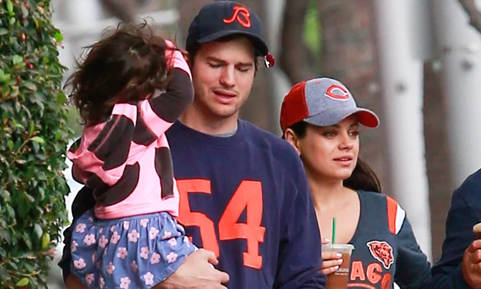 Exclusive Pregnant Mila Kunis, Ashton Kutcher, & Wyatt Kutcher Out And About In LA***NO USE W/O PRIOR AGREEMENT CALL FOR PRICING*** jpeg