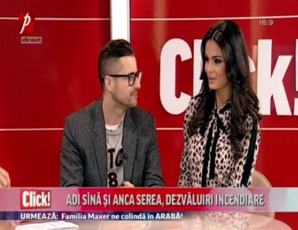 Anca Serea şi Adi Sînă au venit pentru prima dată împreună într-o emisiune tv