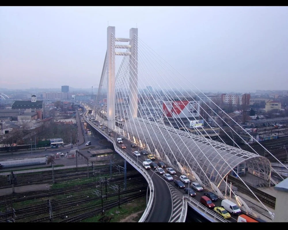 Restricții de trafic pe Pasajul Basarab începând de luni. Circulația se va desfășura pe o singură bandă