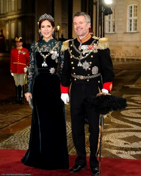Regele Frederik și Regina Mary de Anul Nou. FOTO: Casa Regală daneză