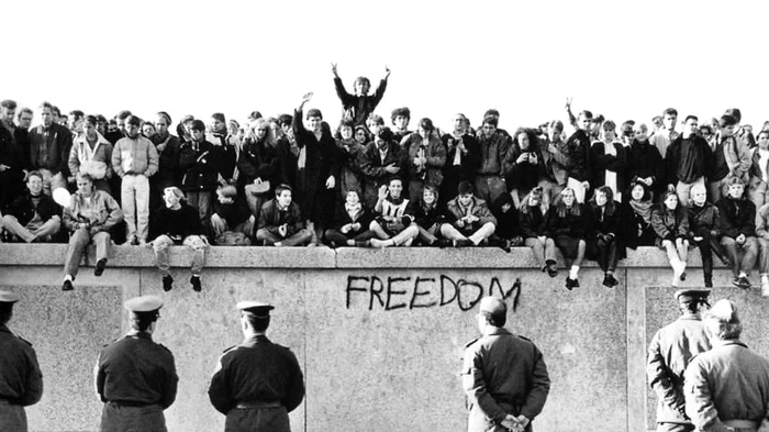 Zidul Berlinului, 1989. Foto arhivă