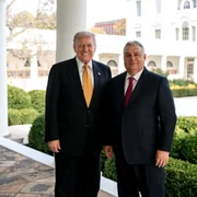 donald trump si viktor orban la casa alba foto Truth Social png