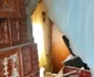 Casa distrusă de alunecări a Vasilicăi Văduva din Goleşti Vâlcea