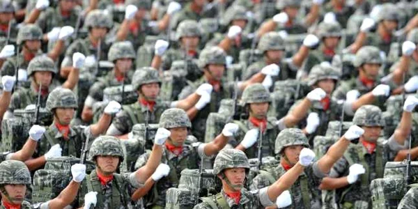 parada militară Coreea de Sud