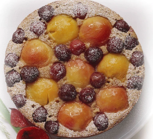 Colourful fruit cake jpeg