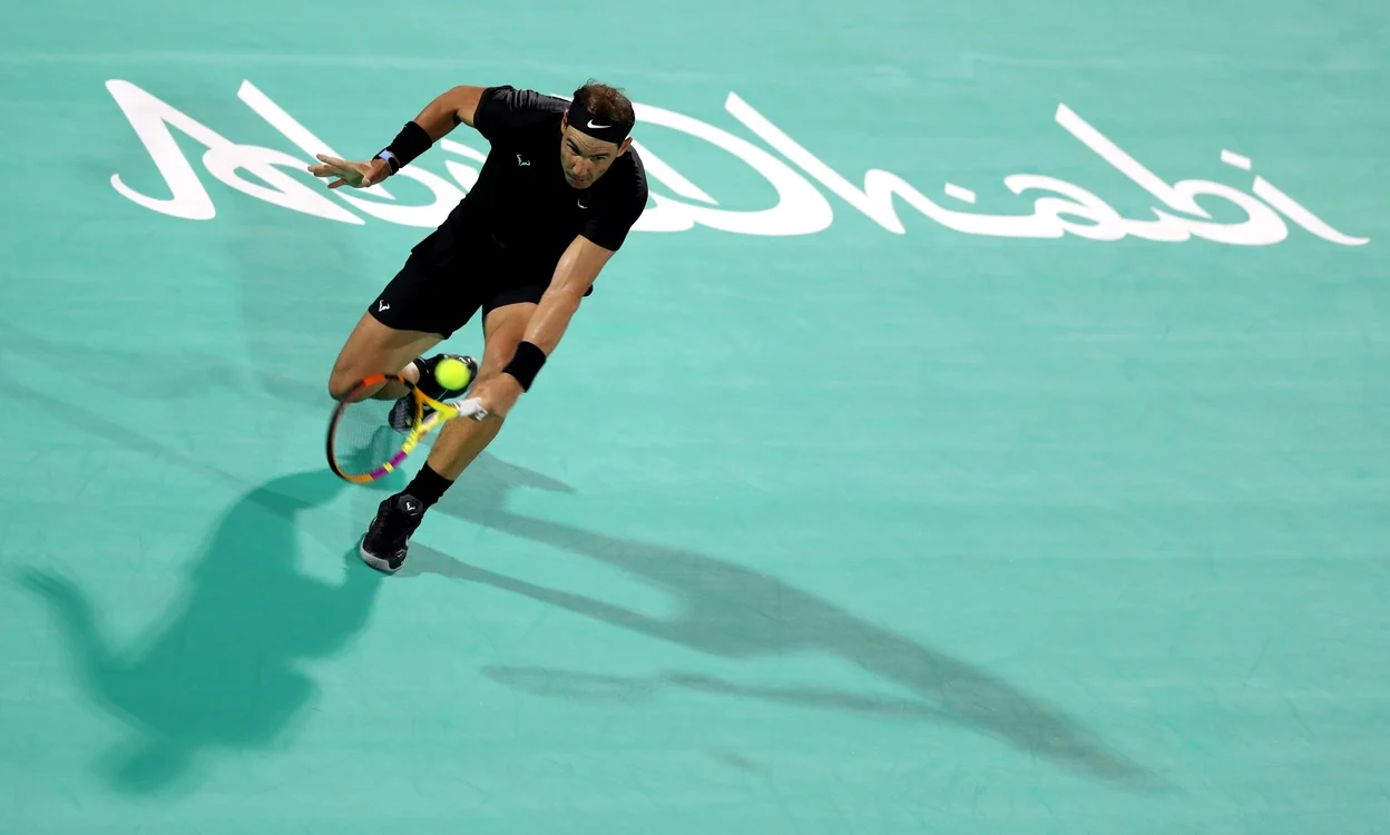 Rafael Nadal a juca două meciuri la Abu Dhabi / Foto: EPA-EFE