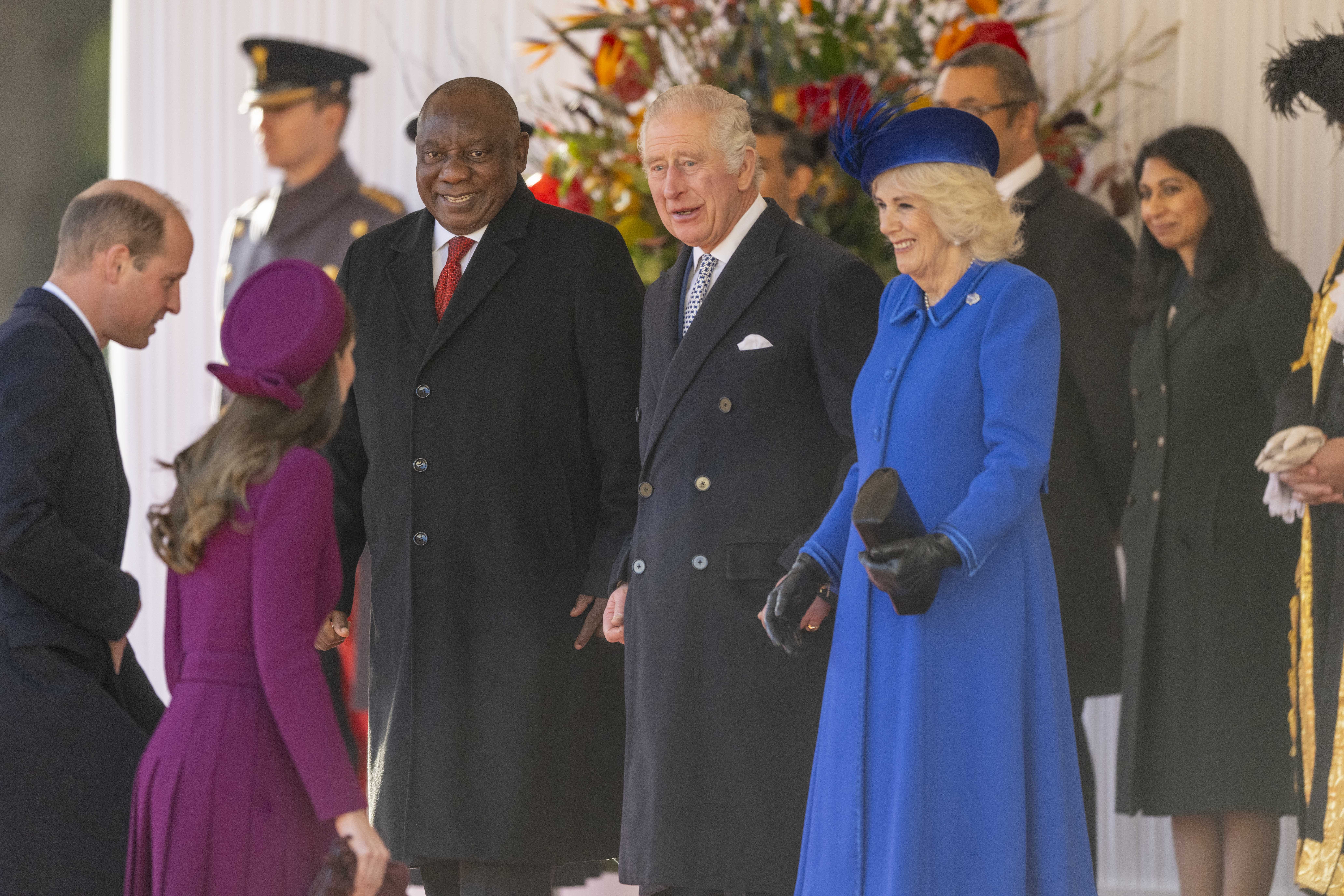Printul William, Printesa Kate, Regele Charles, Regina Camilla   GettyImages