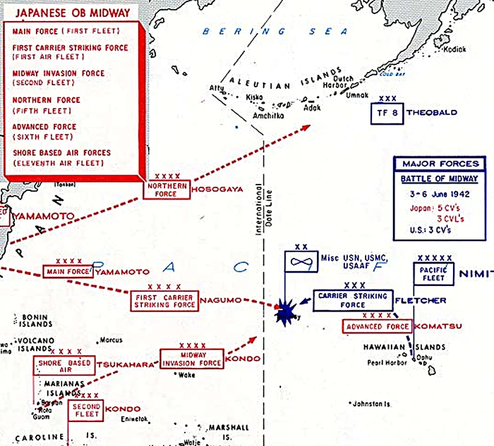 Battle of Midway Map from dean usma  edu 2015 0 png png