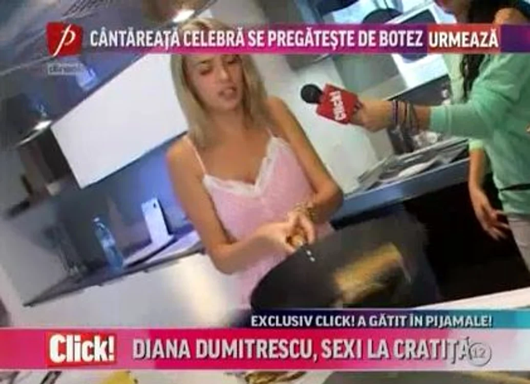 Pijamalele sexy ale Dianei stârnesc imaginaţia oricărui bărbat