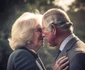 Regina Camilla și Regele Charles în ipostaze tandre, fotografii realizate cu Inteligența Artificială
