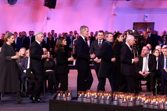 Charles împreună cu alți membri regali europeni au participat la slujba de comemorare a Holocaustului, Profimedia (2) jpg
