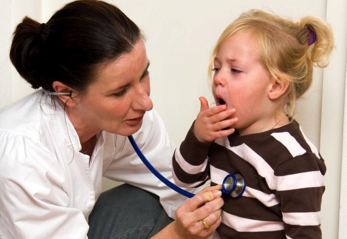child coughing