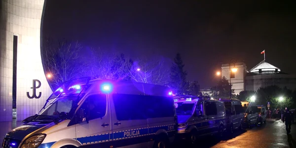 Mașini de poliție Polonia FOTO Profimedia 