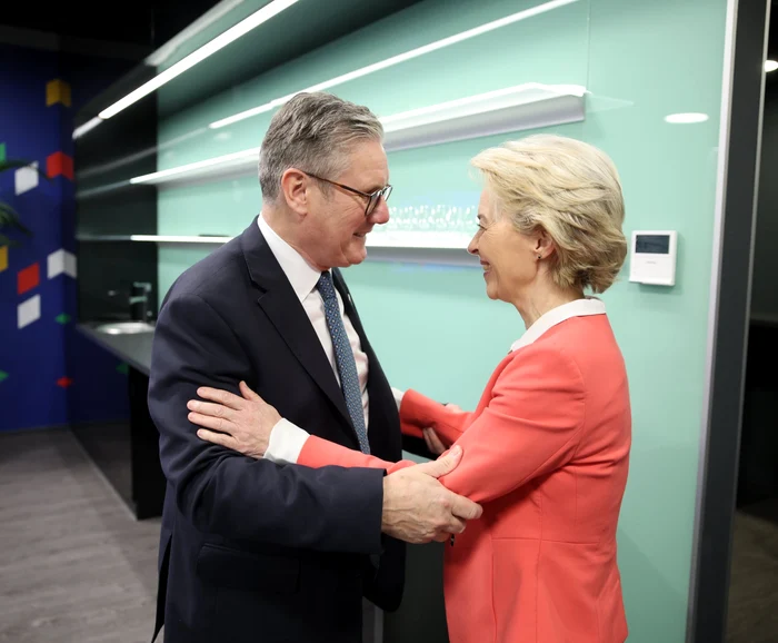 Premierul britanic Keir Starmer și președinta Comisiei Europene Ursula von der Leyen/ FOTO:X