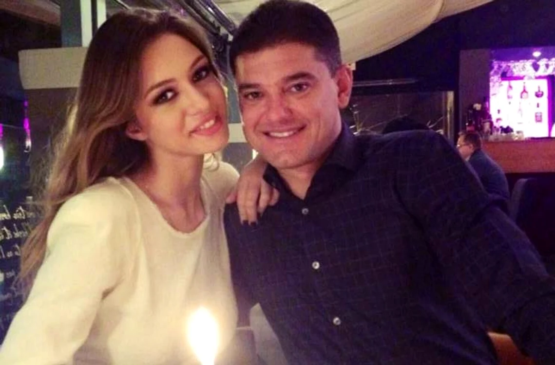 Cristian Boureanu, alături de iubita lui, Laura Dincă