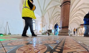 Castelul Corvinilor în restaurare, martie 2026  Foto Daniel Guță  ADEVĂRUL (24) jpg