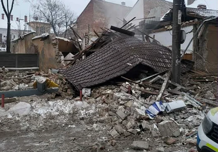 Explozia de la Poliția Lugoj, provocată de o fisură la conducta principală de gaz