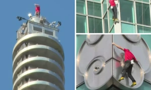 Alex Honnold urcă pe Taipei 101 foto captura video economic times png