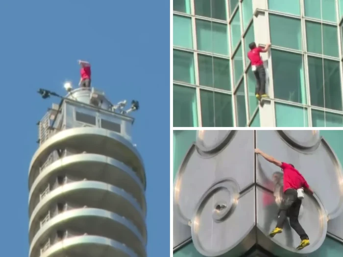 Alex Honnold urcă pe Taipei 101/FOTO: Capturi video Youtube/The Economic Times