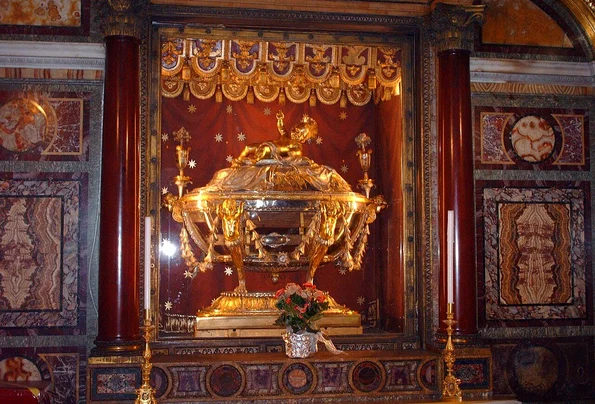 Sfânta Iesle, în bazilica Santa Maria Maggiore (© Wikimedia Commons)