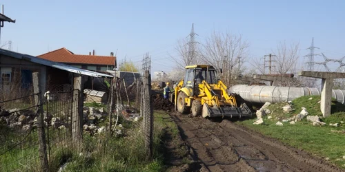 canalizare pe fonduri europene FOTO Alexandra Georgescu 