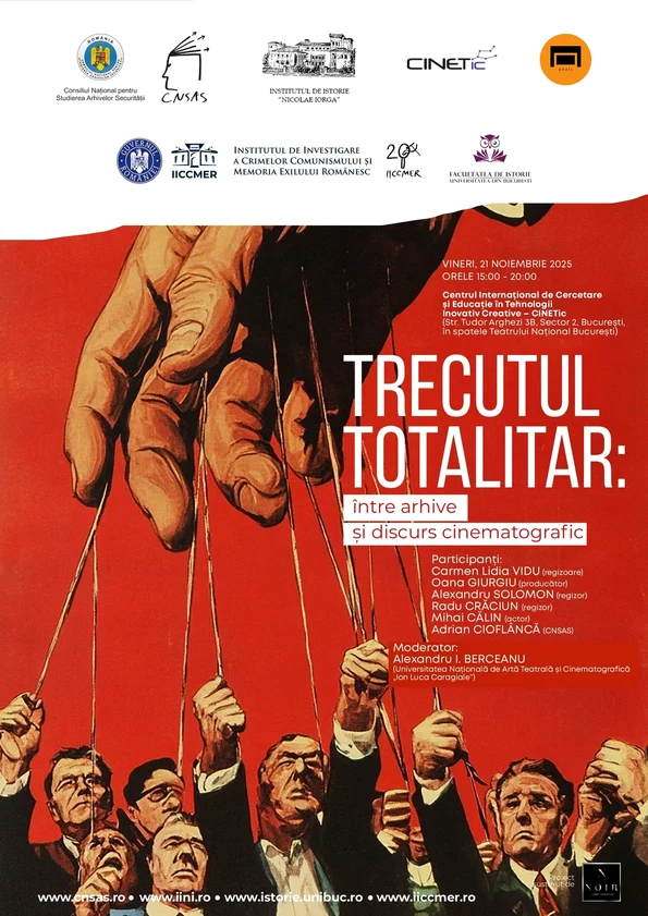 „Trecutul totalitar: între arhive și discurs cinematografic” - dezbatere organizată de CNSAS