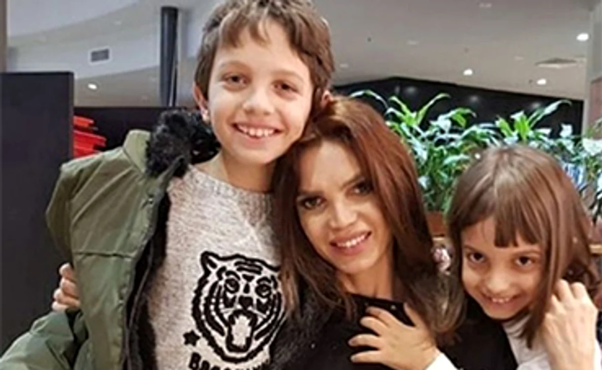 Cristina Spătar își adoră copiii, Aida și Albert