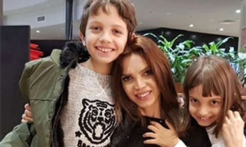 Cristina Spătar își adoră copiii, Aida și Albert jpeg