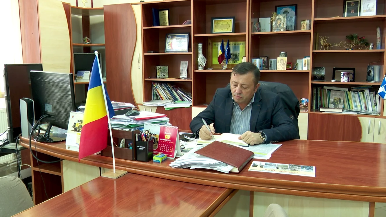 Ștefan Chircă, primarul comunei Merei din Buzău FOTO I.B.