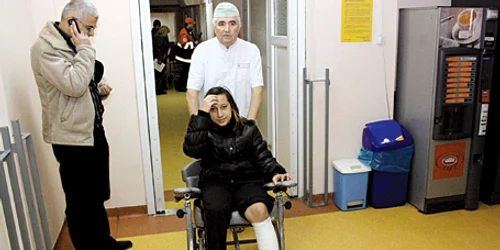 Denisa Miheş (14 ani) va sta cu piciorul în ghips câteva zile